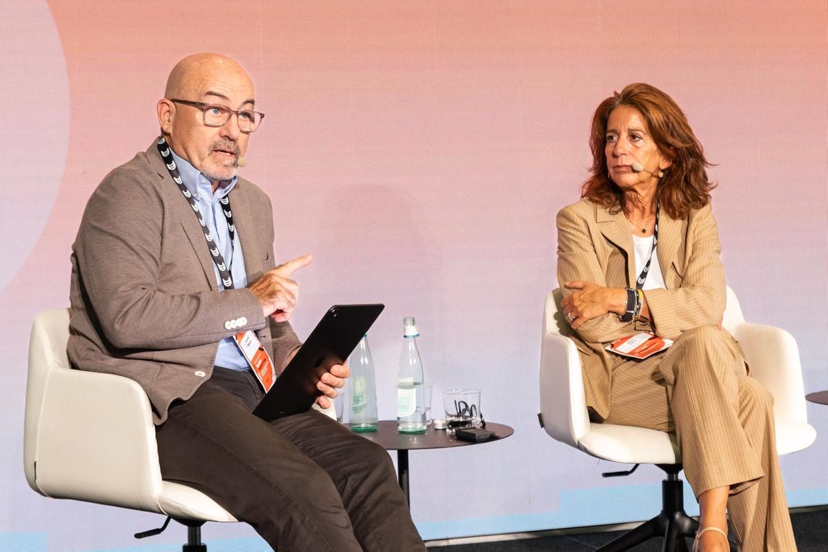 Roberto Cingolani, ex ad Leonardo, e Elena Vasco, Camera di commercio Milano Monza Brianza e Lodi