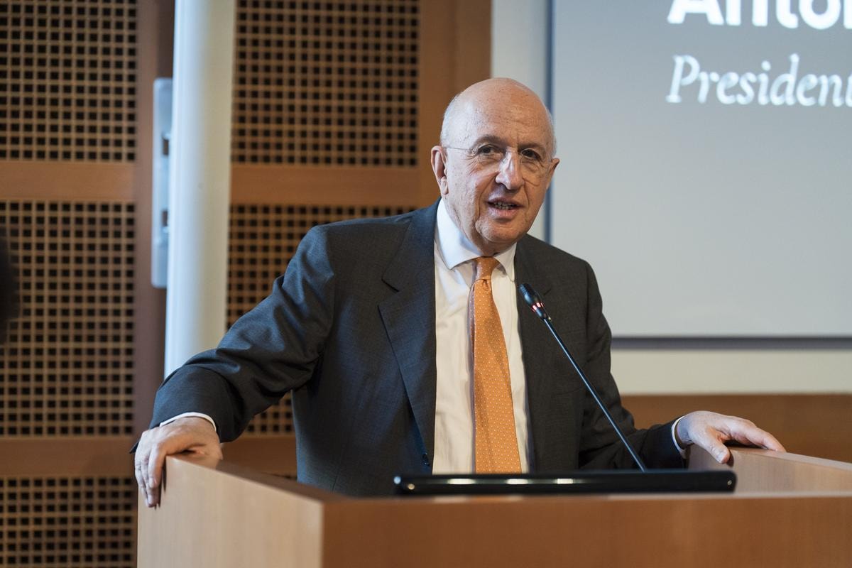Antonio Patuelli, presidente Abi