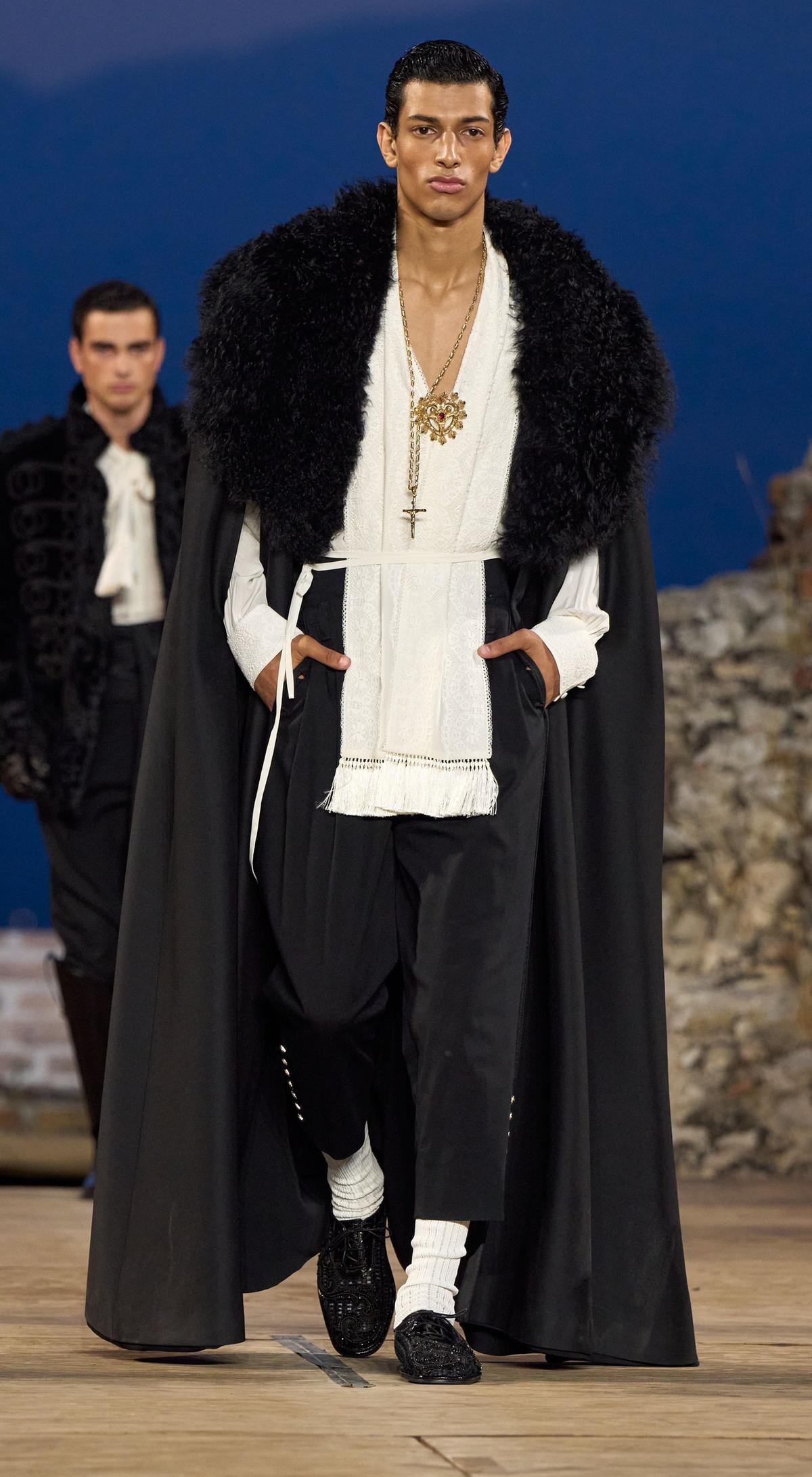 Un look di Dolce&Gabbana Alta sartoria (courtesy Dolce&Gabbana)
