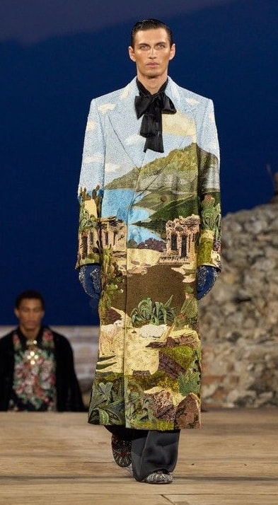 Un look di Dolce&Gabbana Alta sartoria (courtesy Dolce&Gabbana)