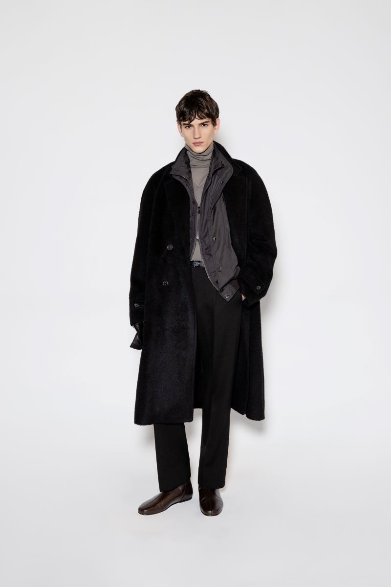 Un look autunno-inverno 2026/27 di Corneliani (courtesy Corneliani)
