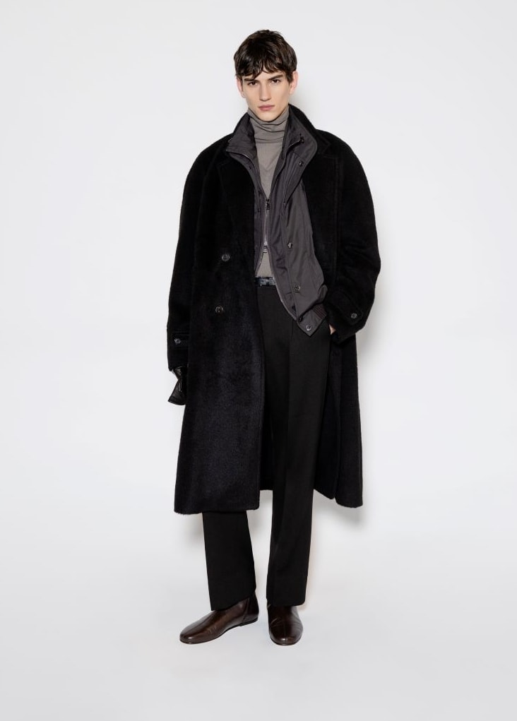 Un look autunno-inverno 2026/27 di Corneliani (courtesy Corneliani)