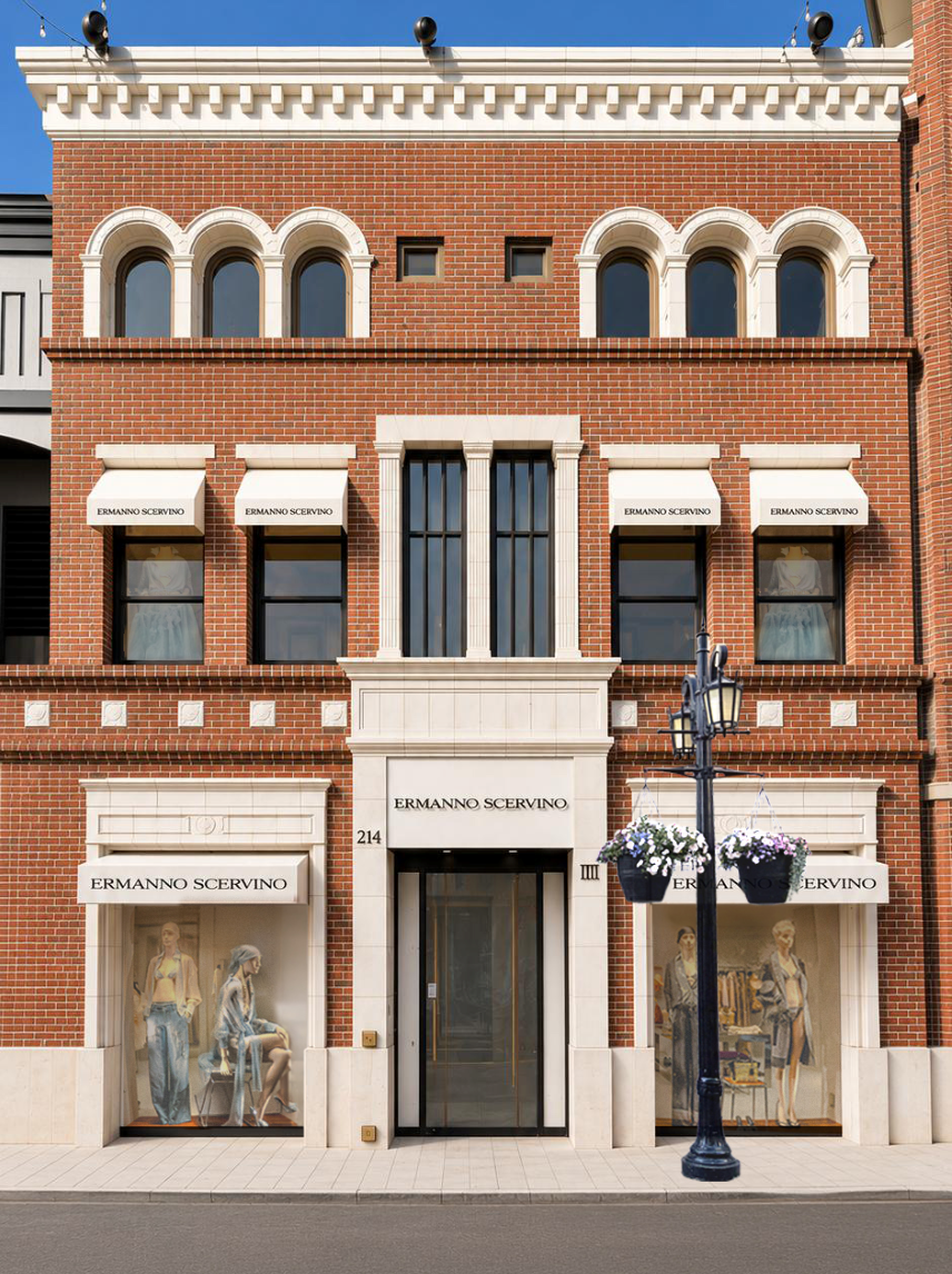 Il flagship store Ermanno Scervino a Los Angeles (courtesy Ermanno Scervino)