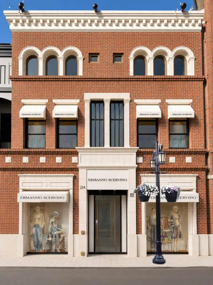 Il flagship store Ermanno Scervino a Los Angeles (courtesy Ermanno Scervino)