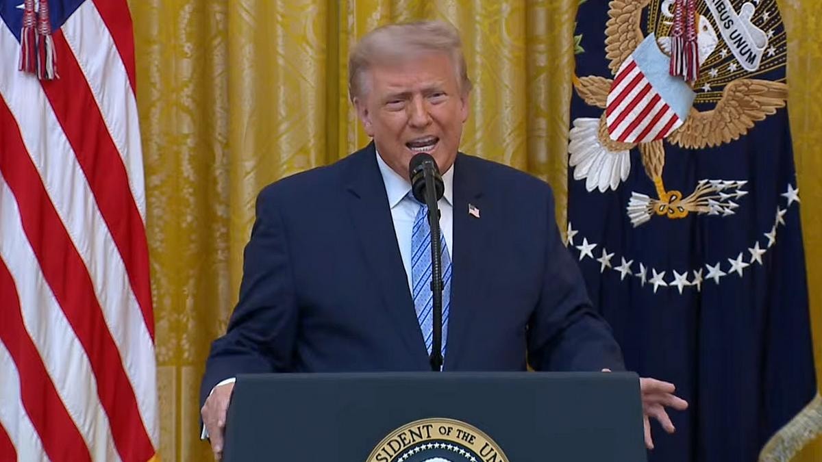 Il presidente degli Usa Donald Trump