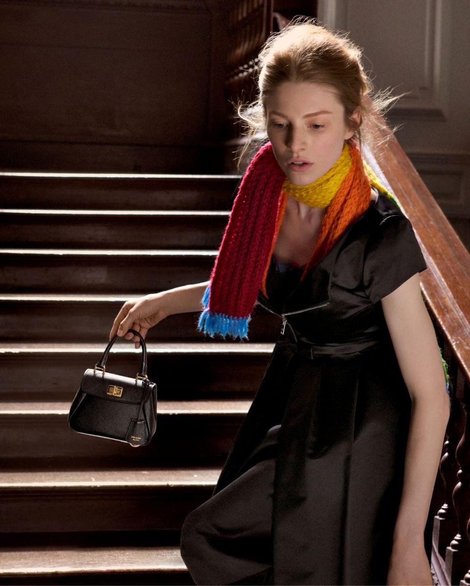 La campagna fall-winter 2026 di Prada (courtesy Prada)