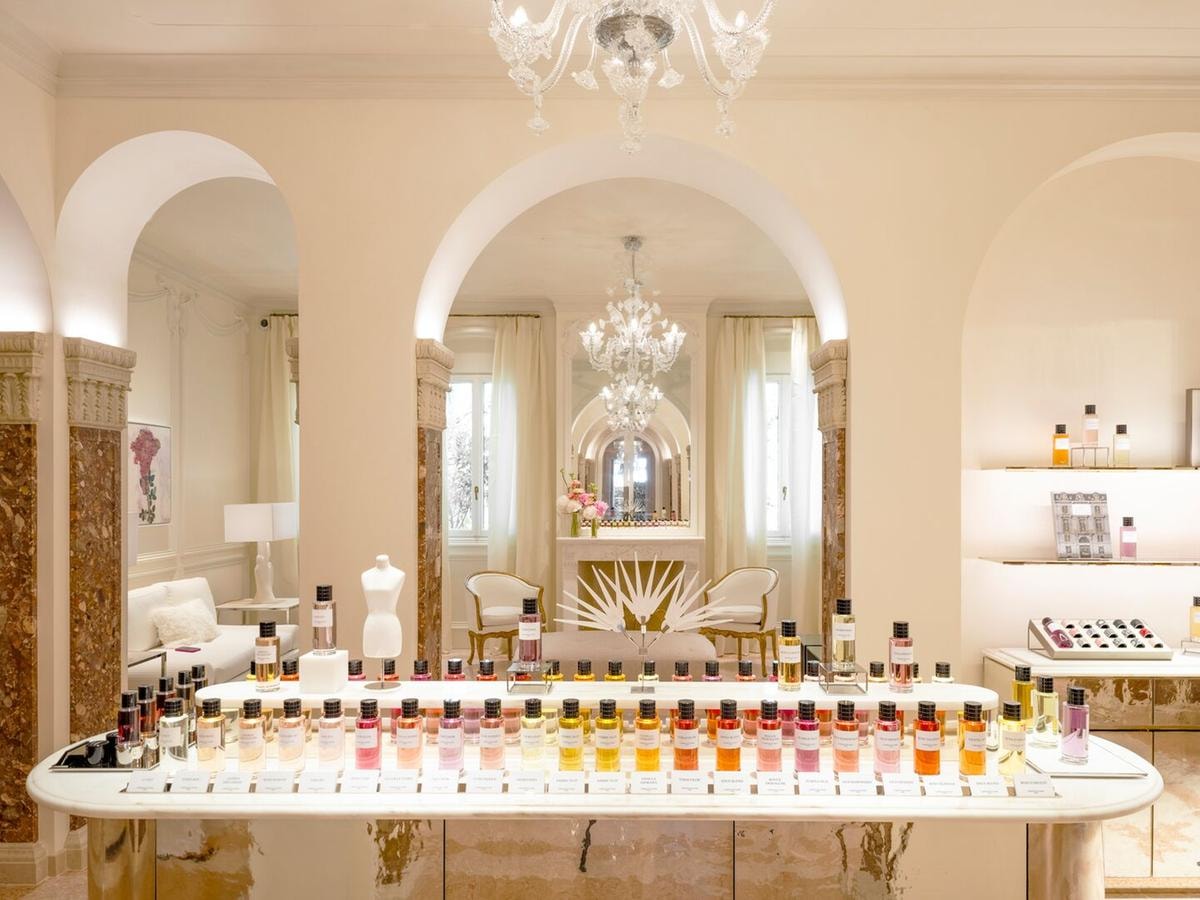 La boutique Dior nella spa nell'hotel Cipriani di Venezia (courtesy Dior)