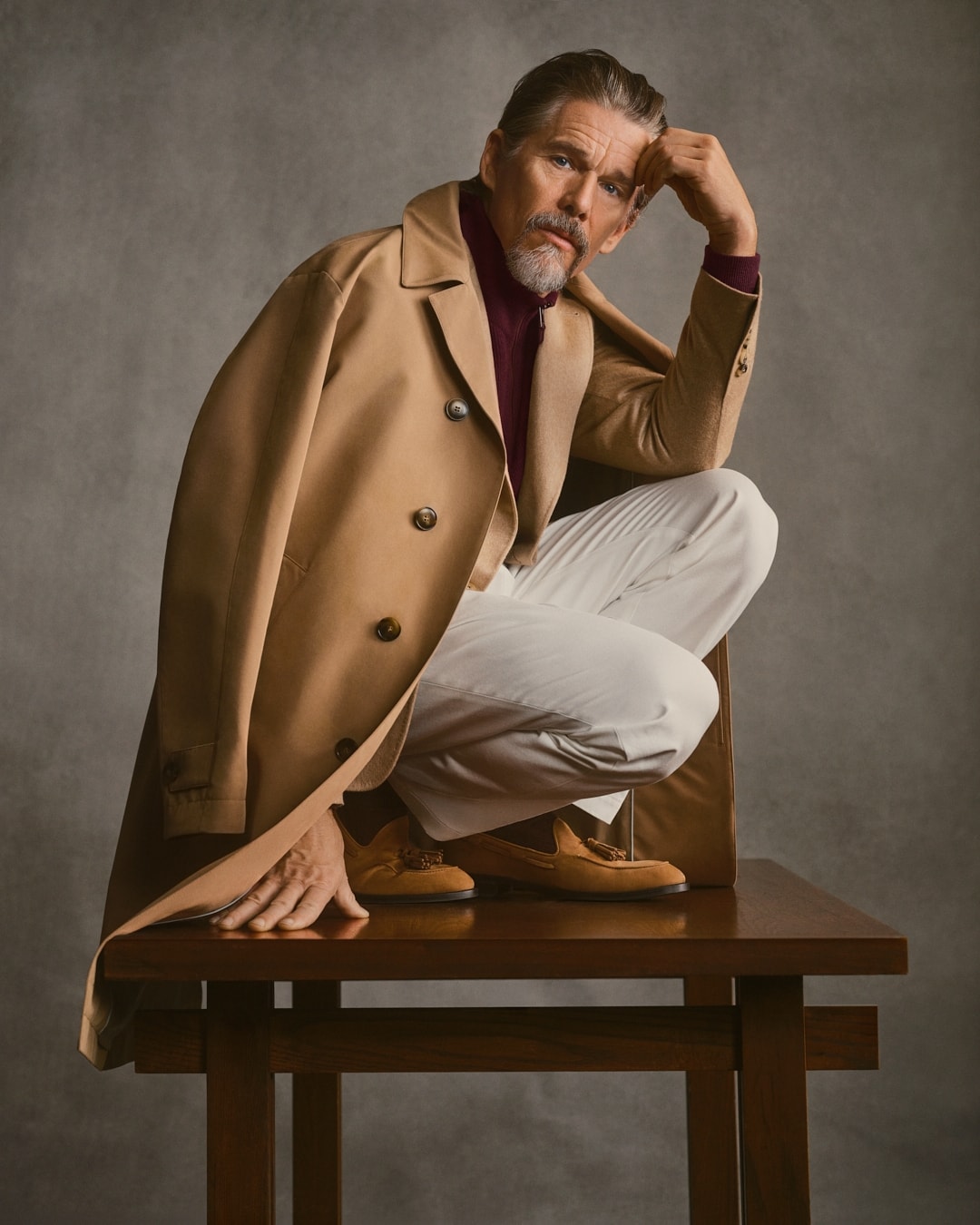 Canali coglie l’attimo: Ethan Hawke, l’uomo che non ha mai smesso di imparare, è il nuovo volto del brand