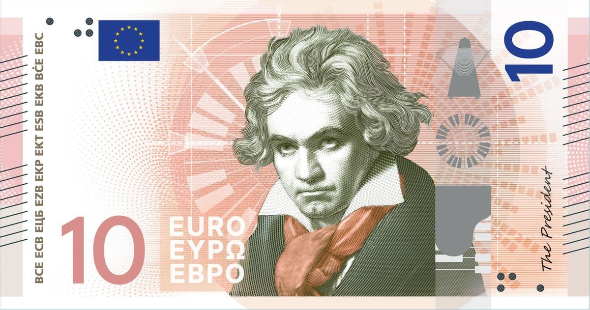 L’euro cambia volto, ecco come potrebbero essere le nuove banconote. Ci sono Maria Callas, Beethoven e tanta natura