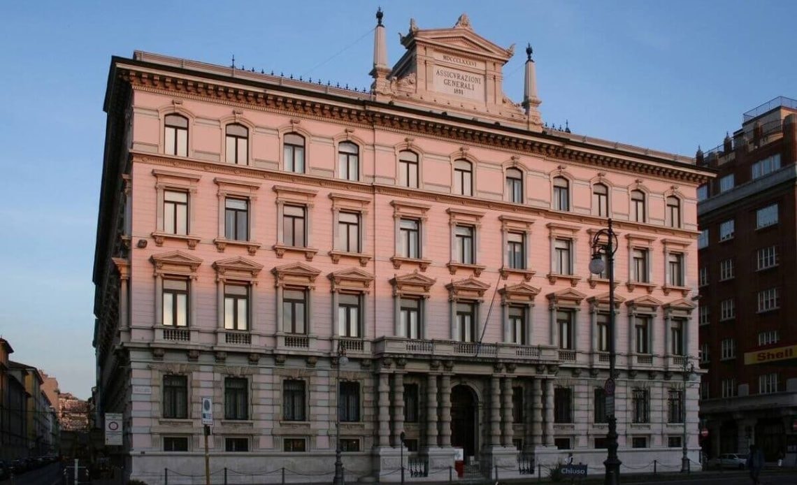 La sede storica di Assicurazioni Generali a Trieste