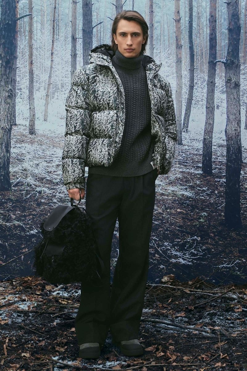 Un look Bally fall-winter 2026/27 (courtesy Bally)
