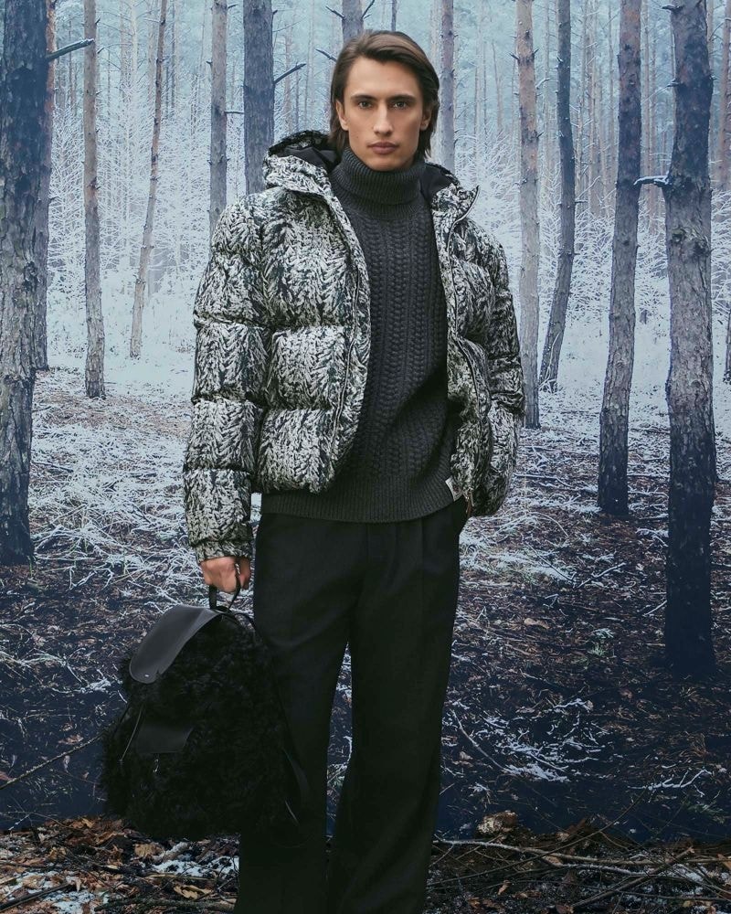 Un look Bally fall-winter 2026/27 (courtesy Bally)