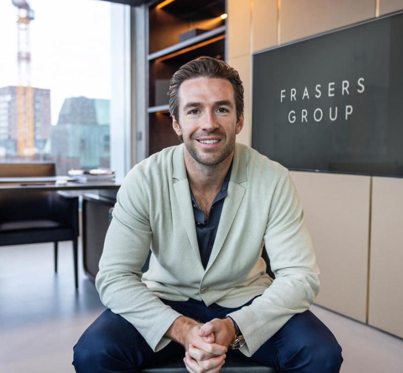 Un ritratto di Michael Murray, ceo di Frasers group (ph Frasers group official website)