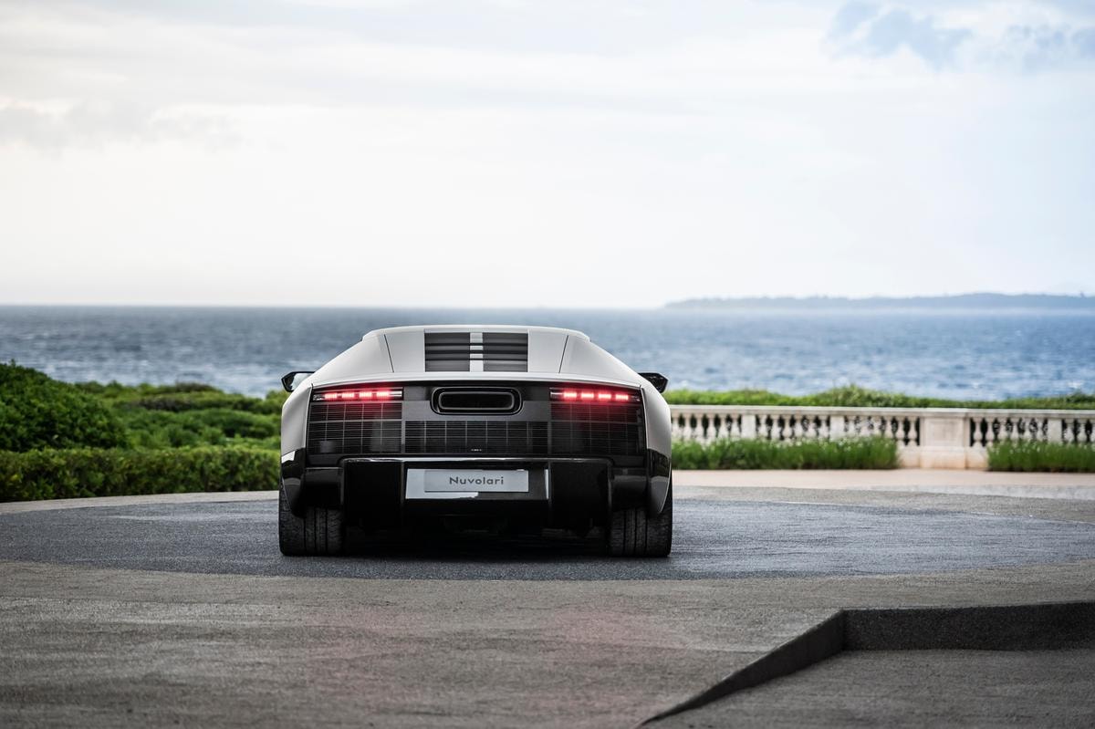 Titanium, outdoor static photo, exterior, rear view