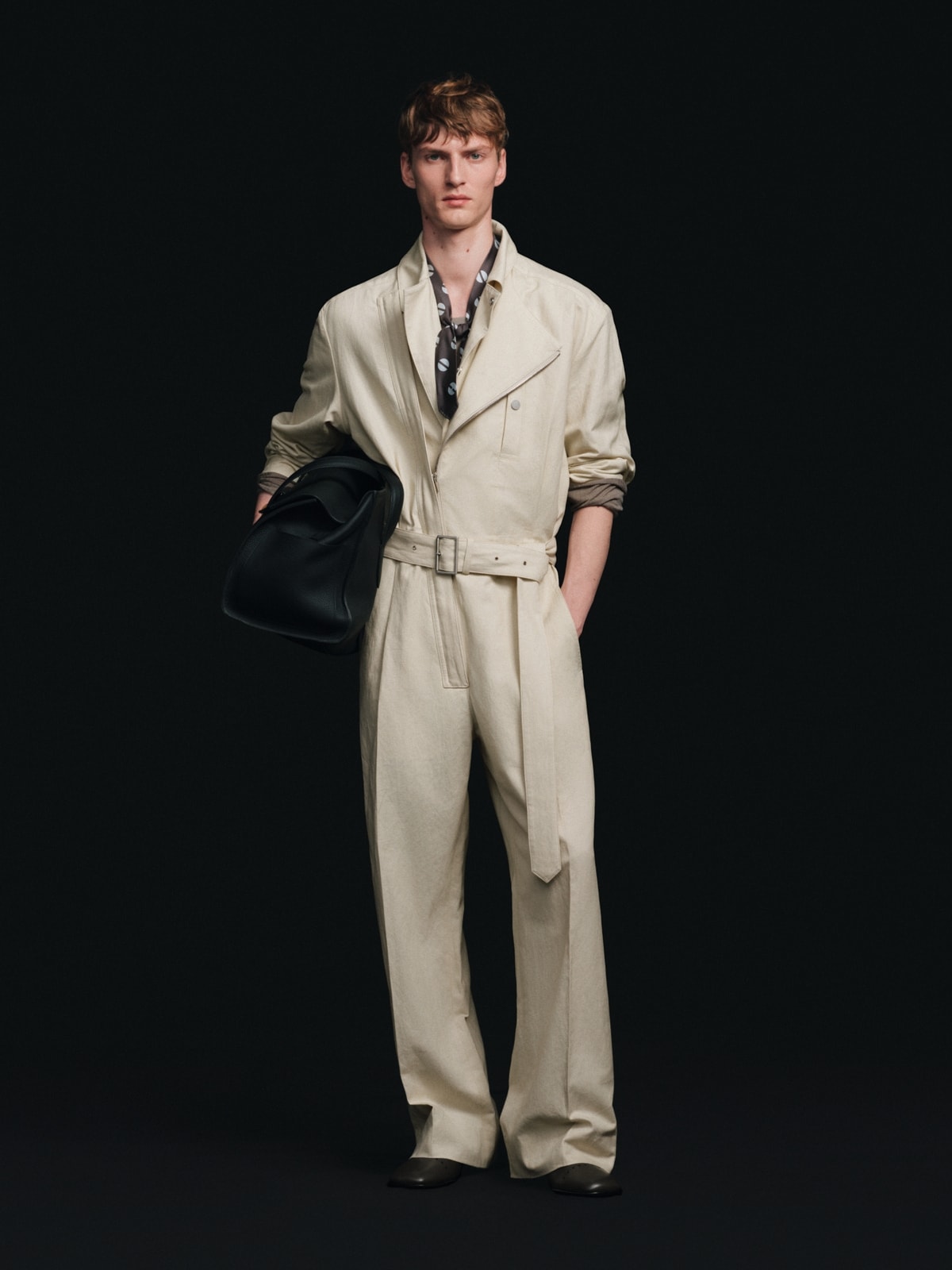 Un look Hermès spring-summer 2027 (courtesy Hermès)