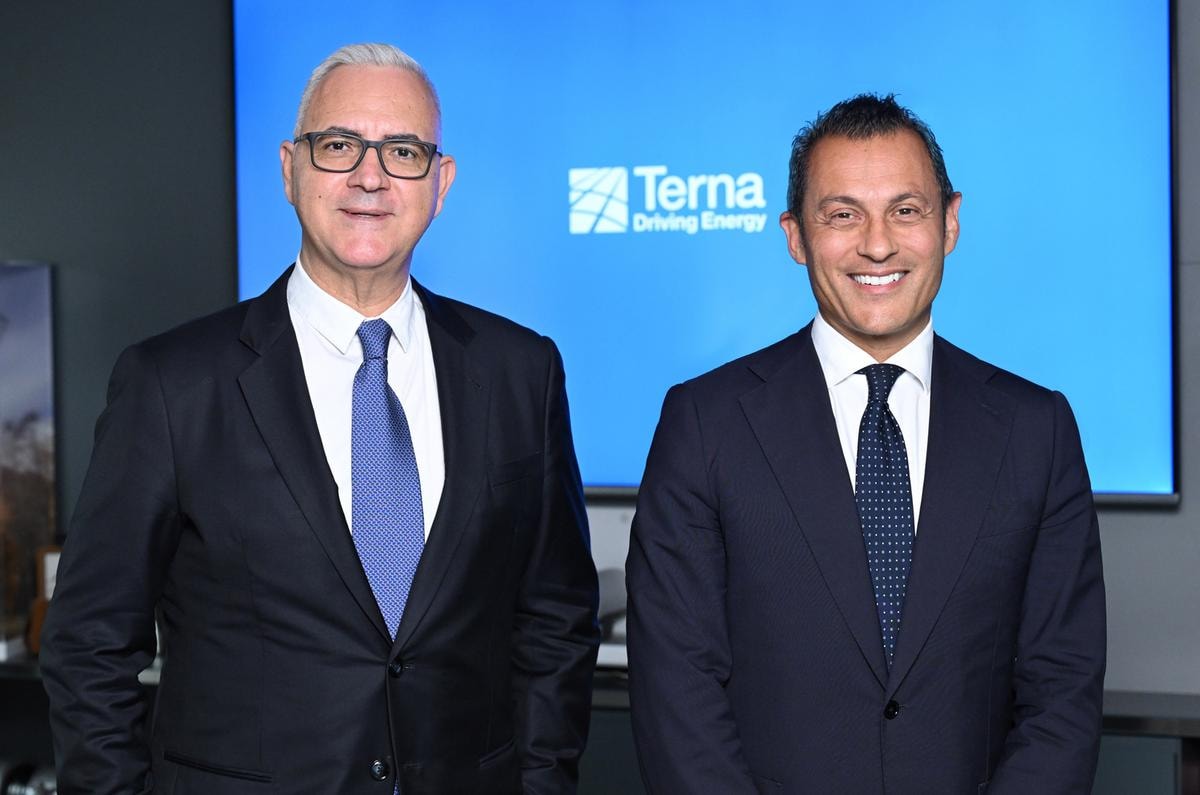 Stefano Cuzzilla, presidente di Terna e Pasqualino Monti, ad