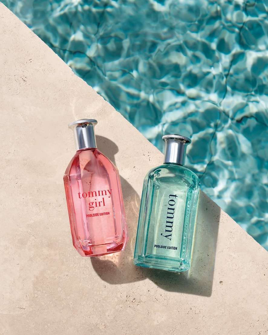 Due profumi di Tommy Hilfiger, brand in licenza a Give back beauty (courtesy Give back beauty)