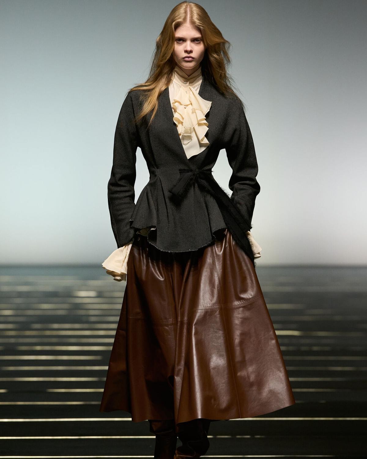 Un look Alberta Ferretti fall-winter 2026/27 (courtesy Alberta Ferretti)