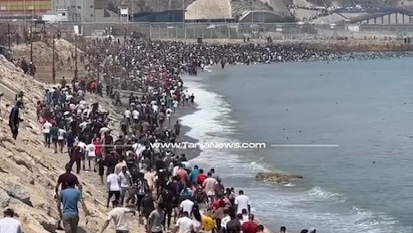 La spiaggia di Ceuta