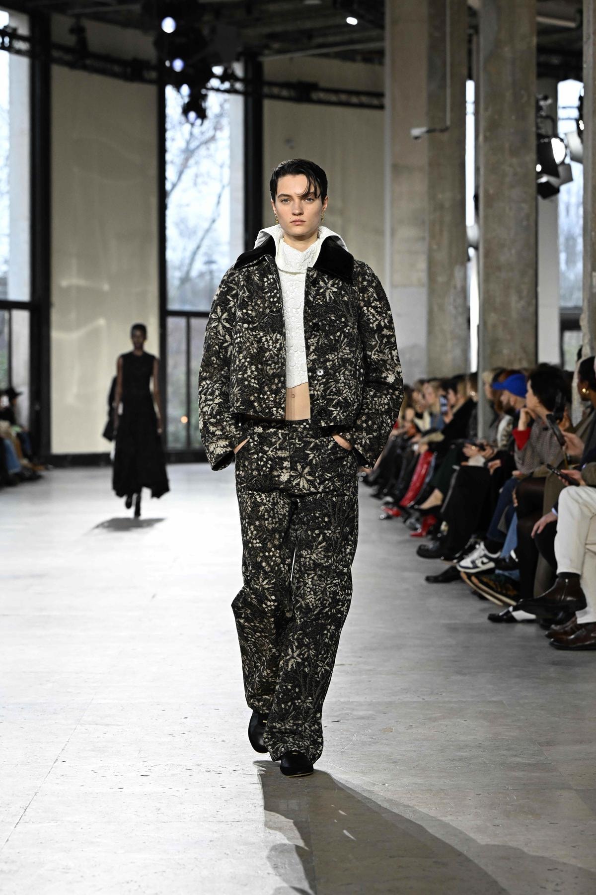 Un look Patou fall-winter 2026 (ph Francesc Ten/MFF)