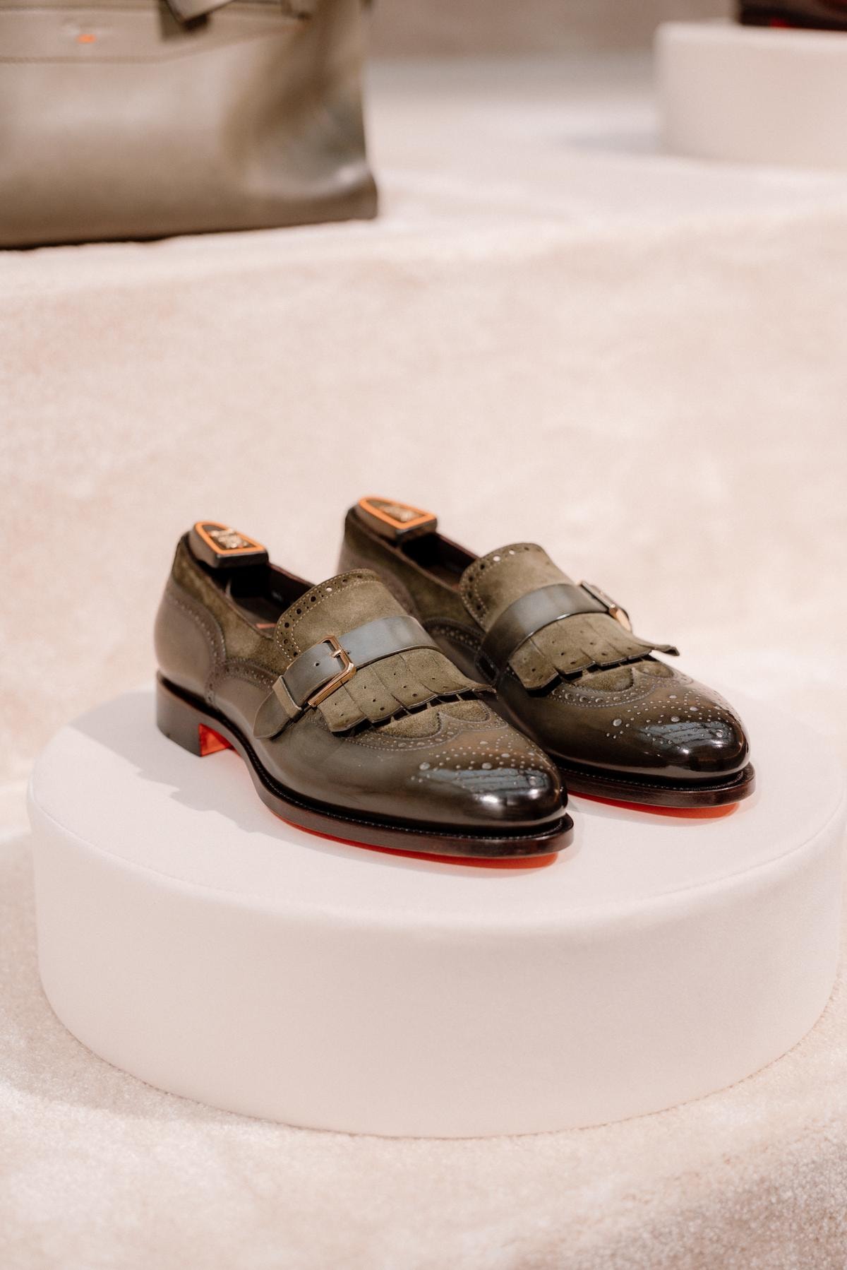 Un modello Santoni spring-summer 2026 (courtesy Santoni)
