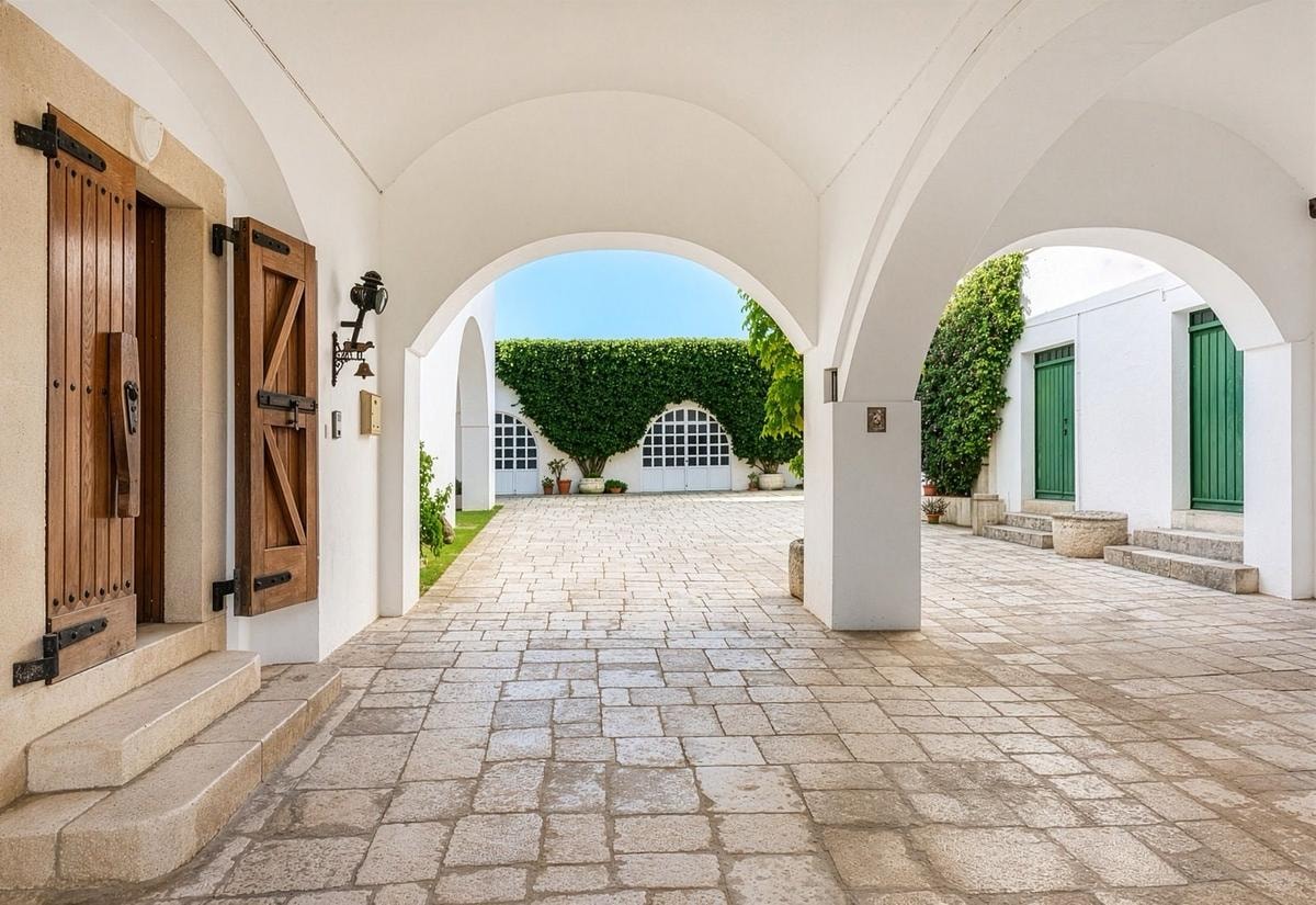La masseria dei re: nove secoli di storia a un passo dal mare ora in vendita