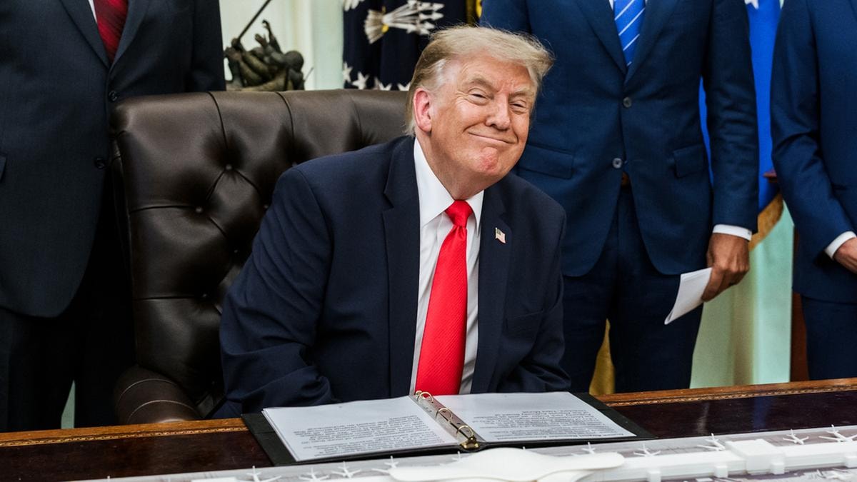 Il presidente Usa Donald Trumo