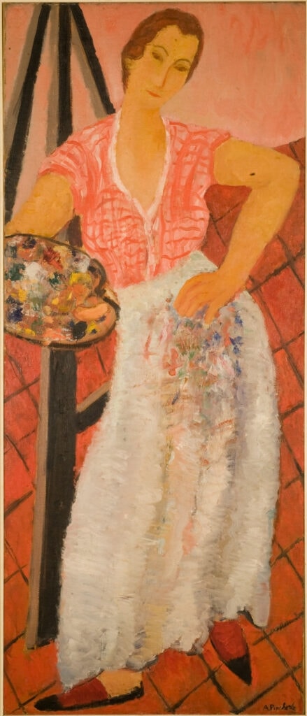 Adriana Pincherle, Autoritratto, 1934, olio su tela.