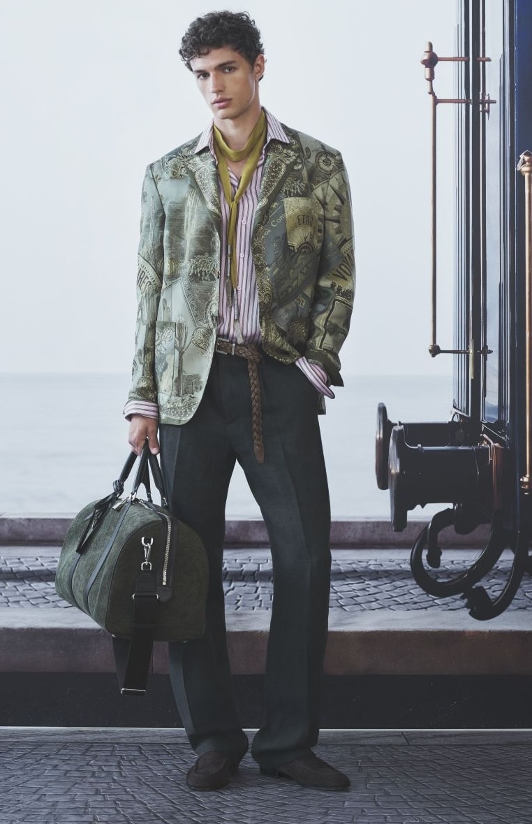 Un look Etro spring-summer 2027 (courtesy Etro)