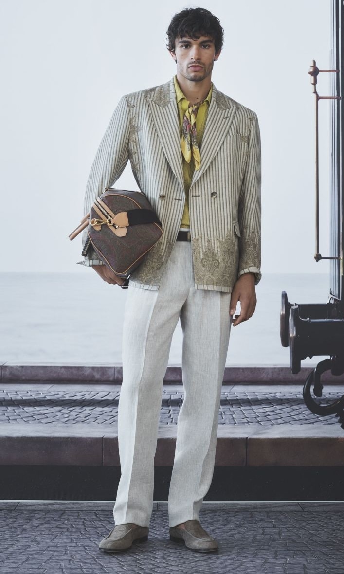 Un look Etro spring-summer 2027 (courtesy Etro)