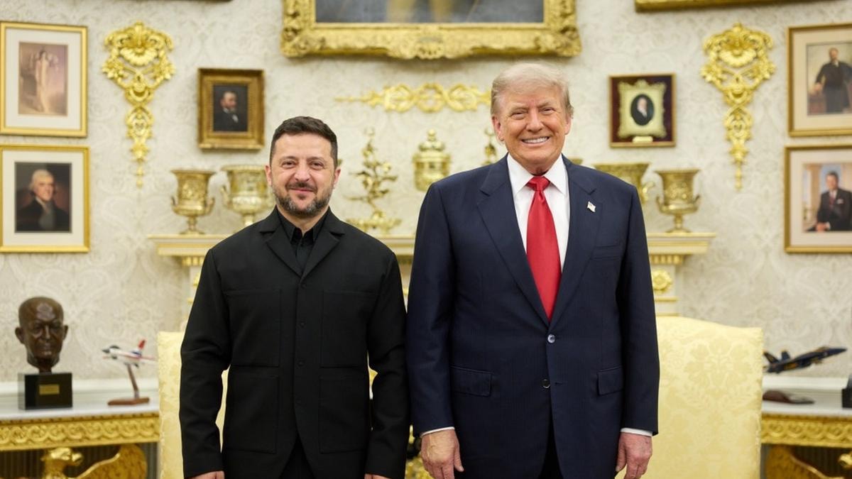 Volodymyr Zelensky e Donald Trump