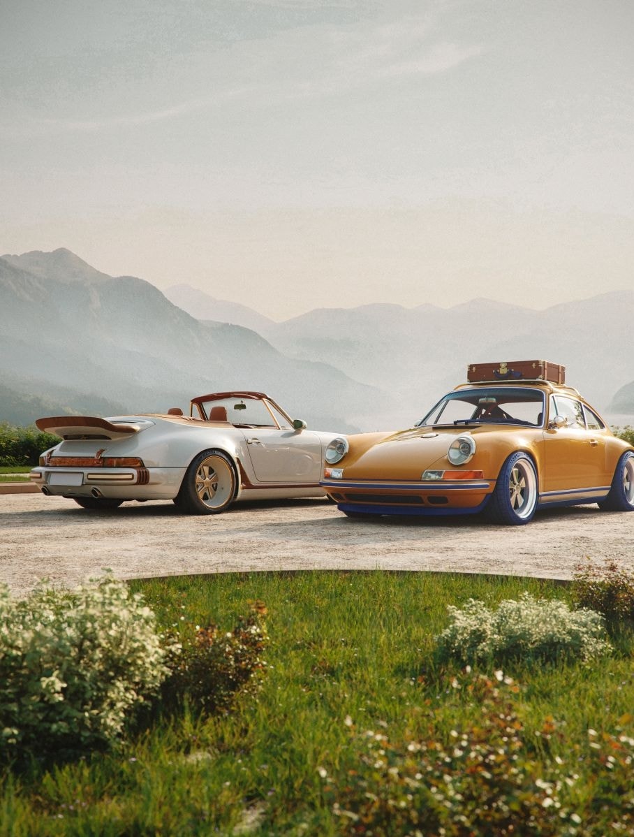 Le Porsche 911 Reimagined by Singer co-firmate con Louis Vuitton (courtesy Louis Vuitton)