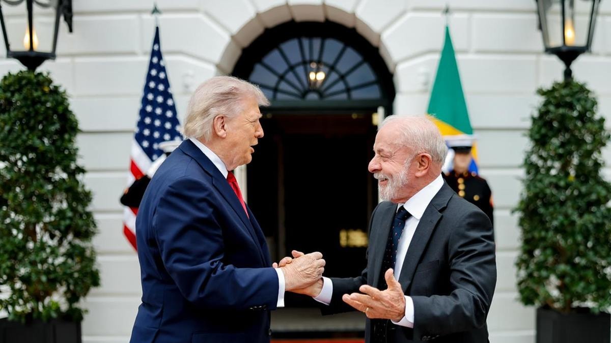Donald Trump e Luiz Inacio Lula da Silva