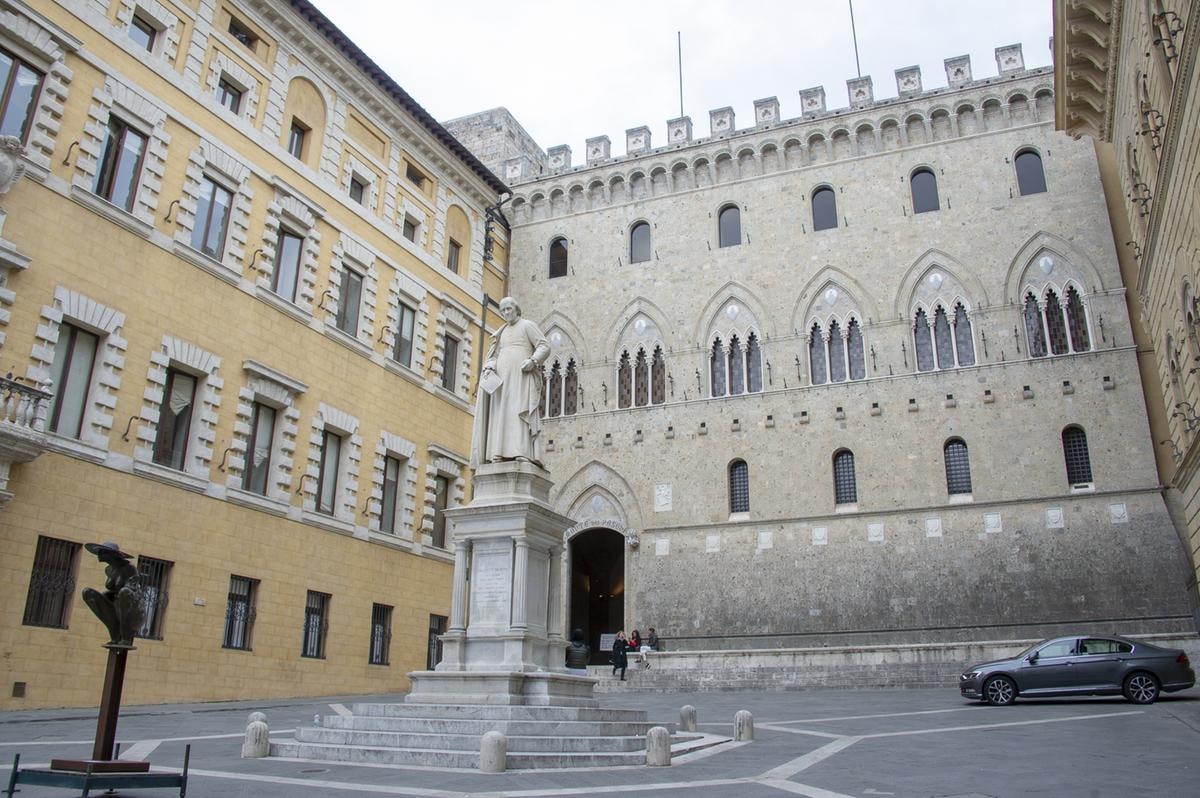 La sede di Mps a Siena