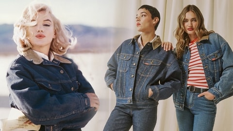 La campagna della capsule Lee x Marilyn Monroe (ph Eve Arnold/Lee official website)