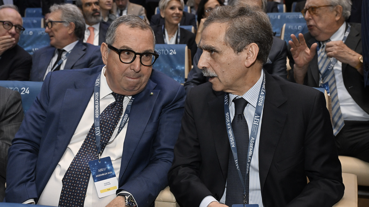 Da sinistra Giuseppe Castagna e Luigi Lovaglio