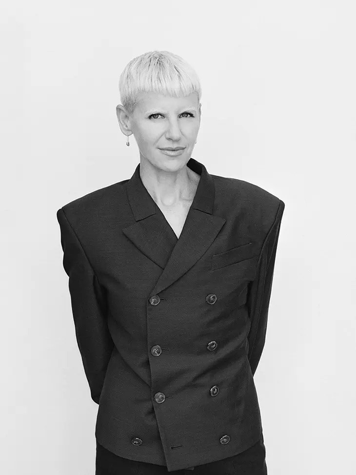 Un ritratto di Erin Magee, la nuova chief design officer di Skims (courtesy Skims)