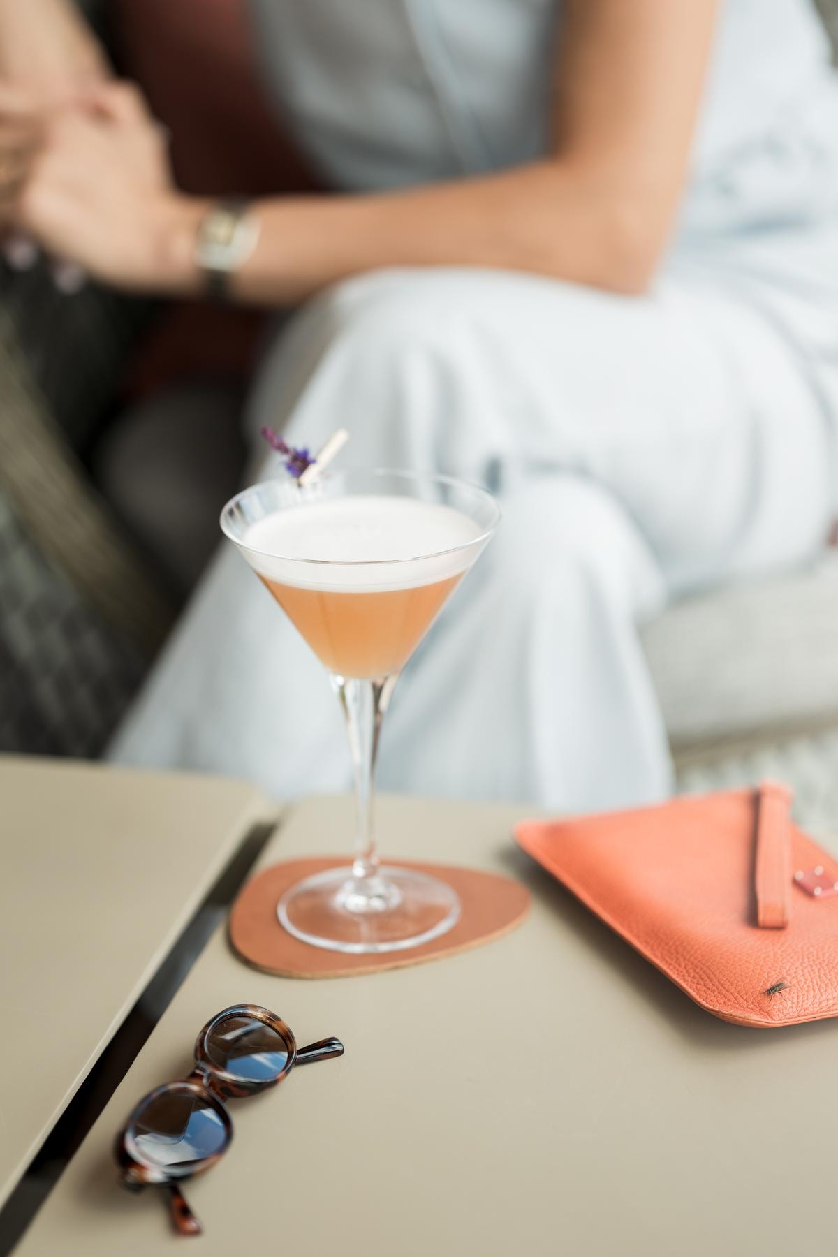 Enrosadira signature cocktail dell'hotel Fanes.