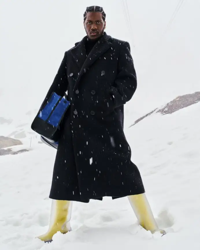 Lil Yachty nella campagna fall-winter 2026 di Loewe (courtesy Loewe)