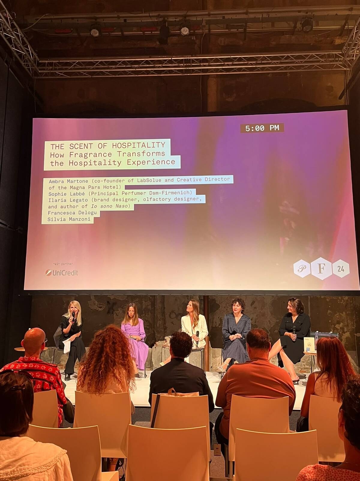 Il panel The scent of hospitality a Pitti fragranze (foto Giada Cardo)
