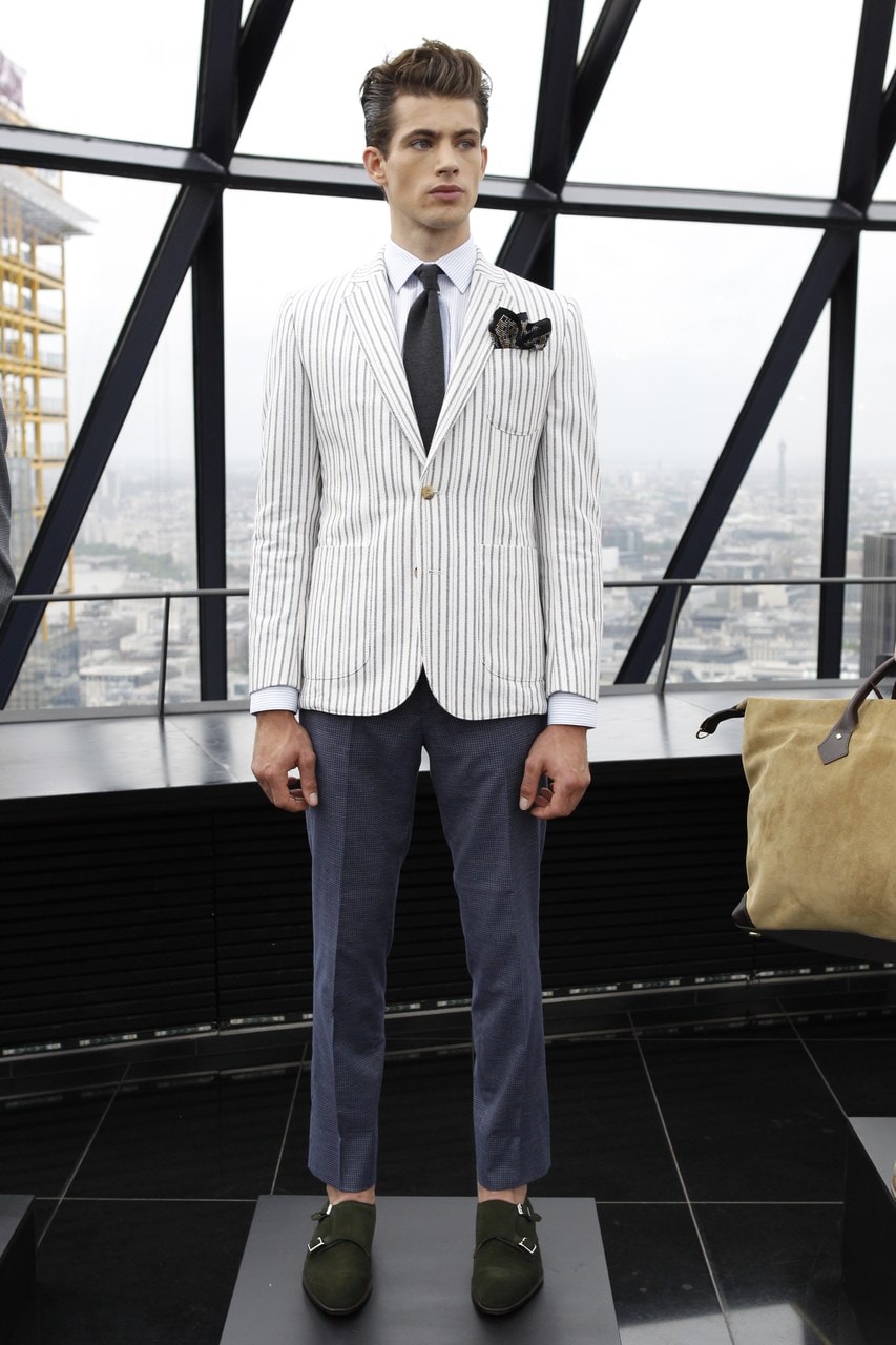 London Collections Men's Primavera/Estate 2014 Hardy Amies