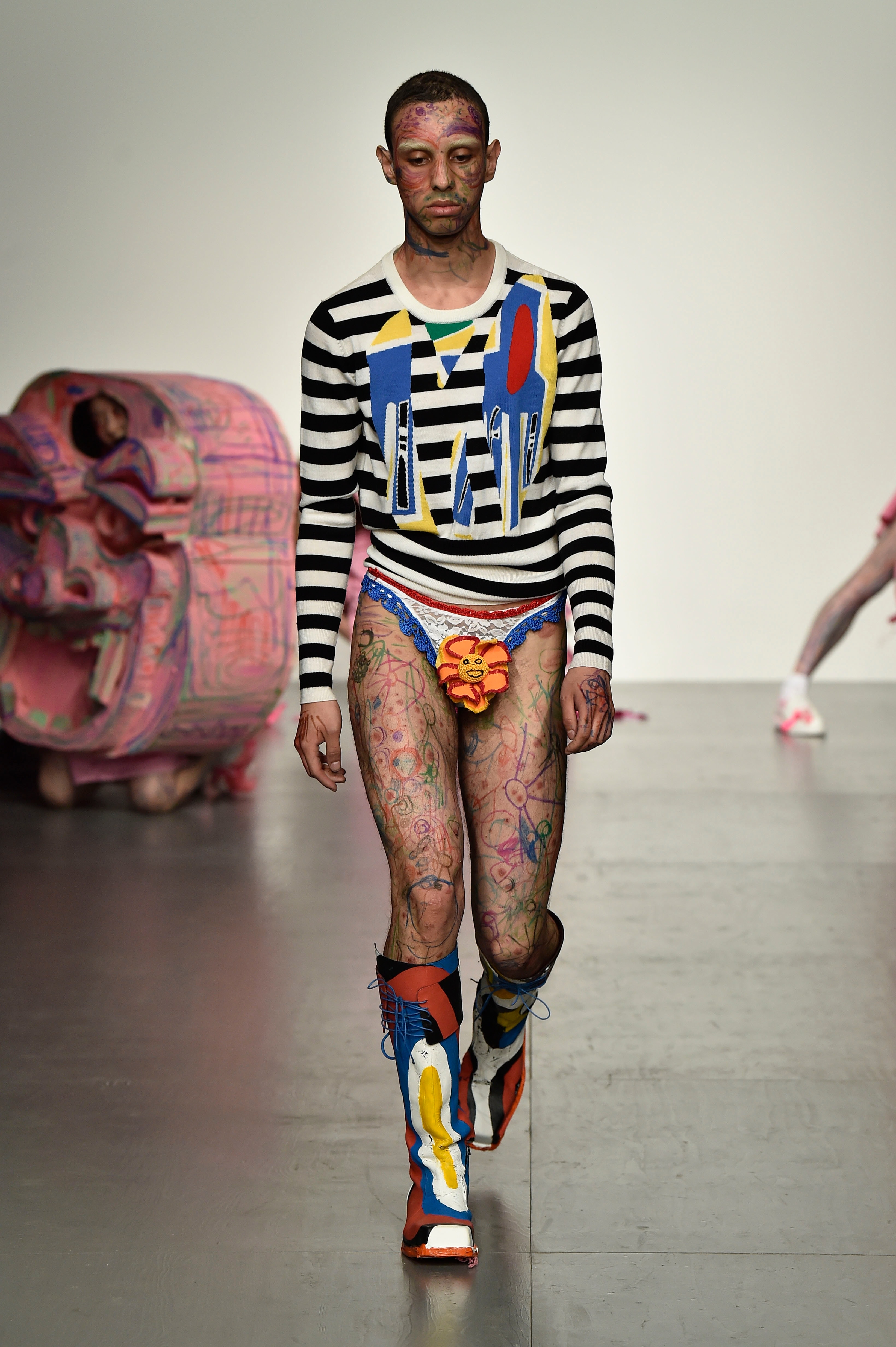 London Collections Men's Primavera/Estate 2018 Charles Jeffrey Loverboy