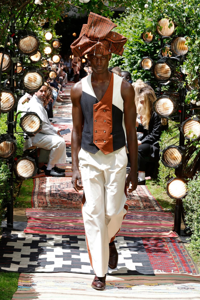 London Collections Men's Primavera/Estate 2023 Ahluwalia