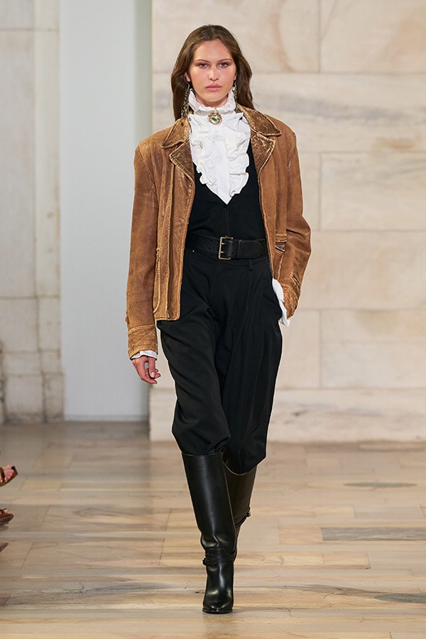 New York Fashion Week Autunno/Inverno 2025/26 Ralph Lauren Collection